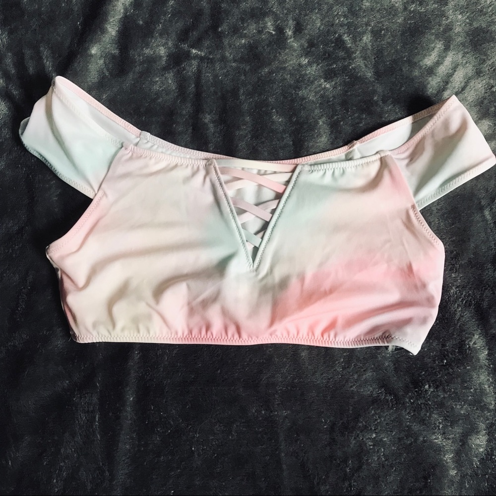Tie Dye Bikini Swimsuit Top
